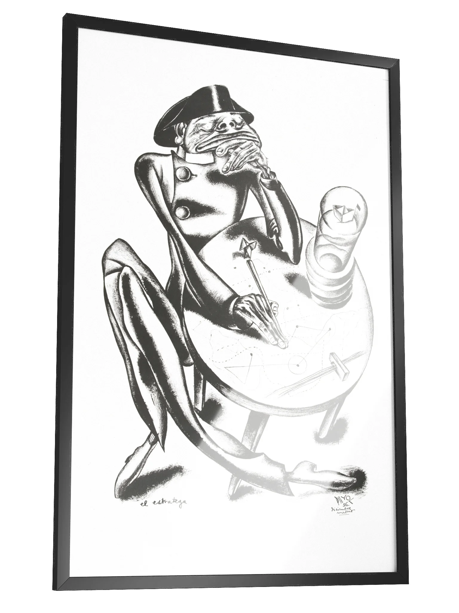El Estratega (The Strategist) Print product image (2)