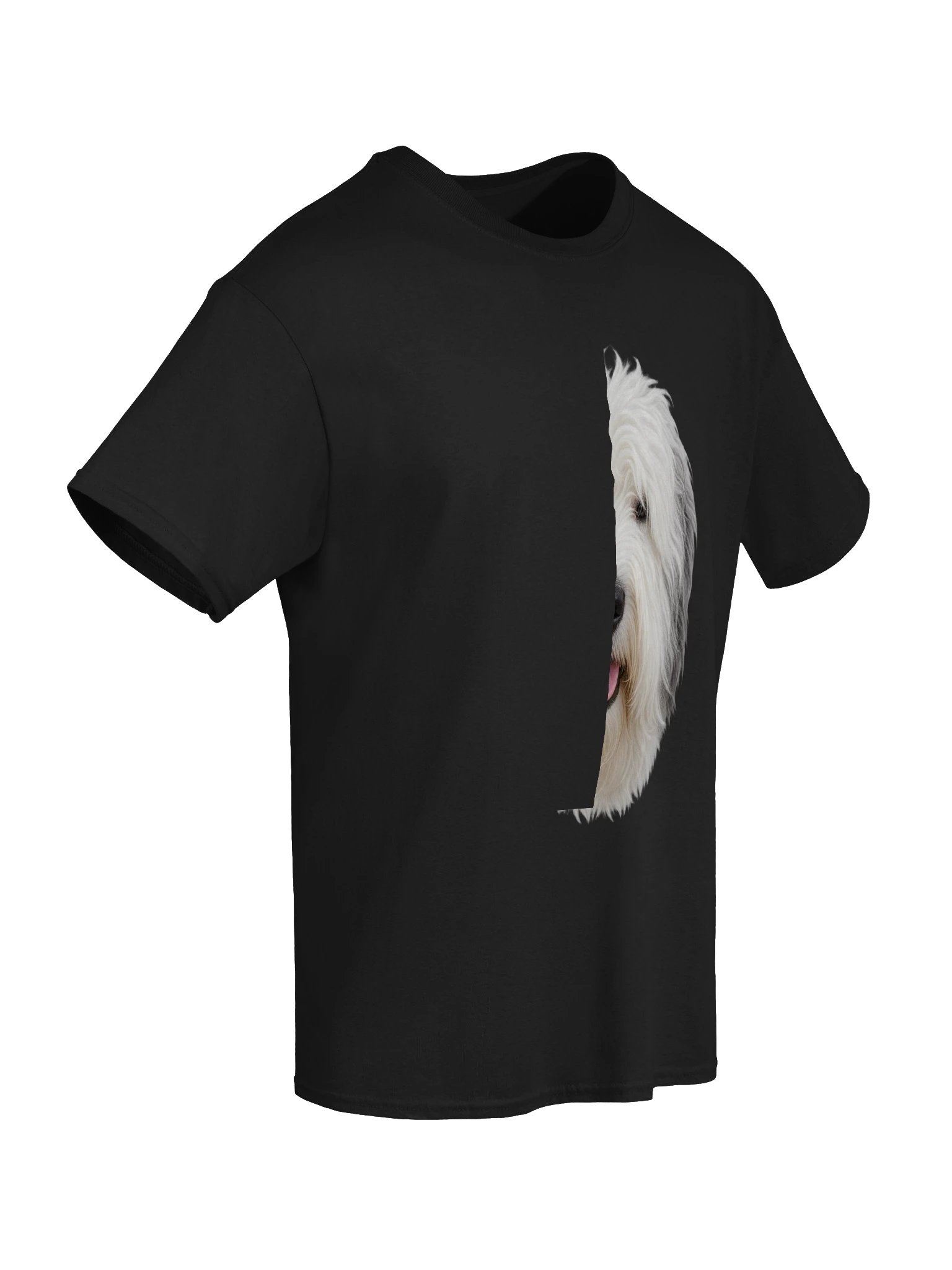 Dog - English Sheepdog (Face) — Unisex Gildan Heavyweight 100% Cotton T-Shirt product image (61)