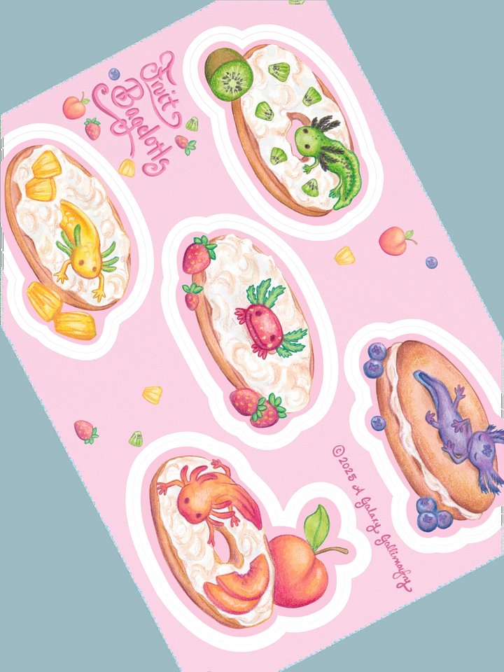 Fruit Bagelotls - Sticker Sheet product image (1)
