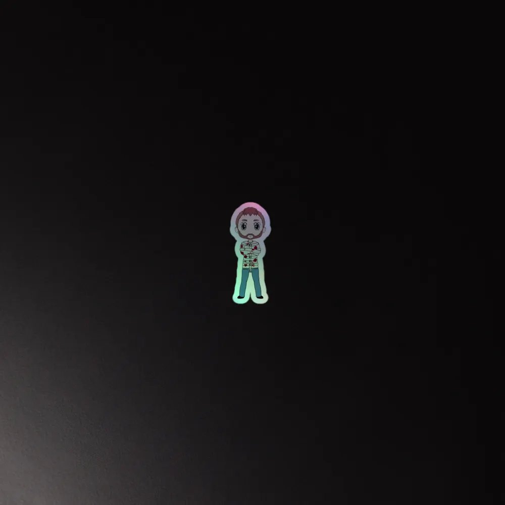 BeardMan Holographic Sticker Set product image (4)