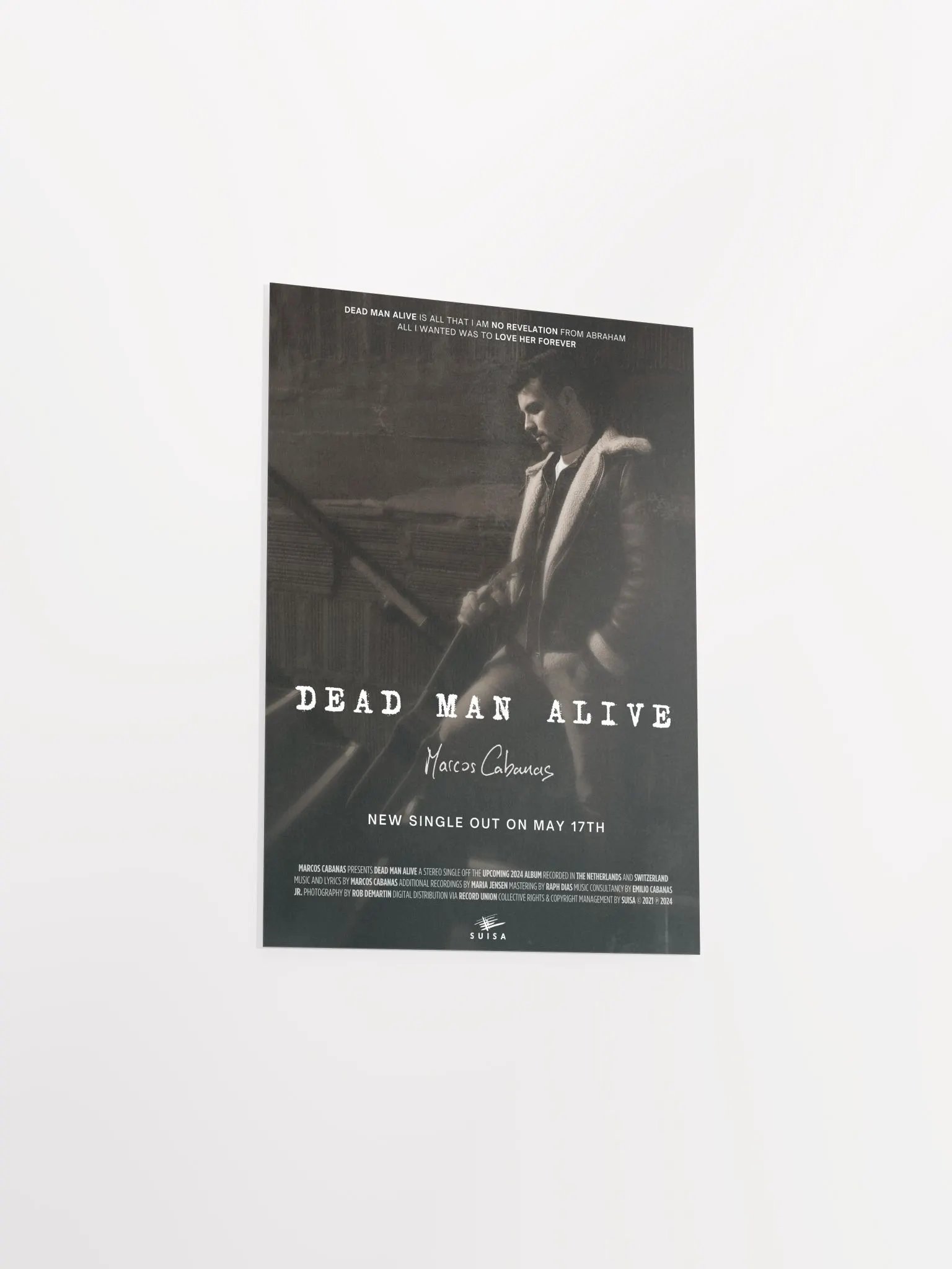 DEAD MAN ALIVE PROMO POSTER product image (3)