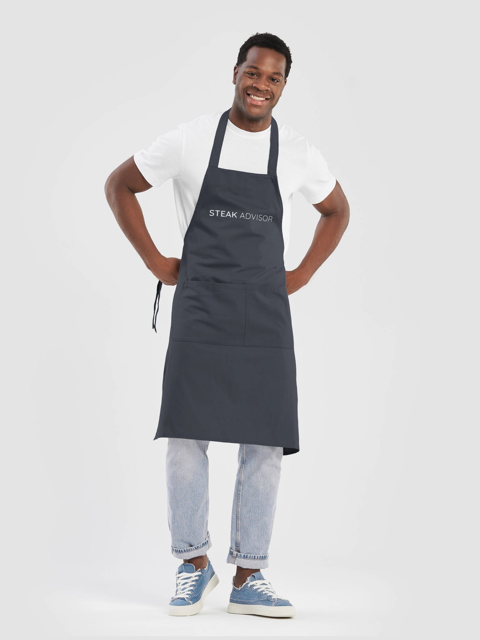 Steak Advisor Charcoal Pocket Apron product image (3)