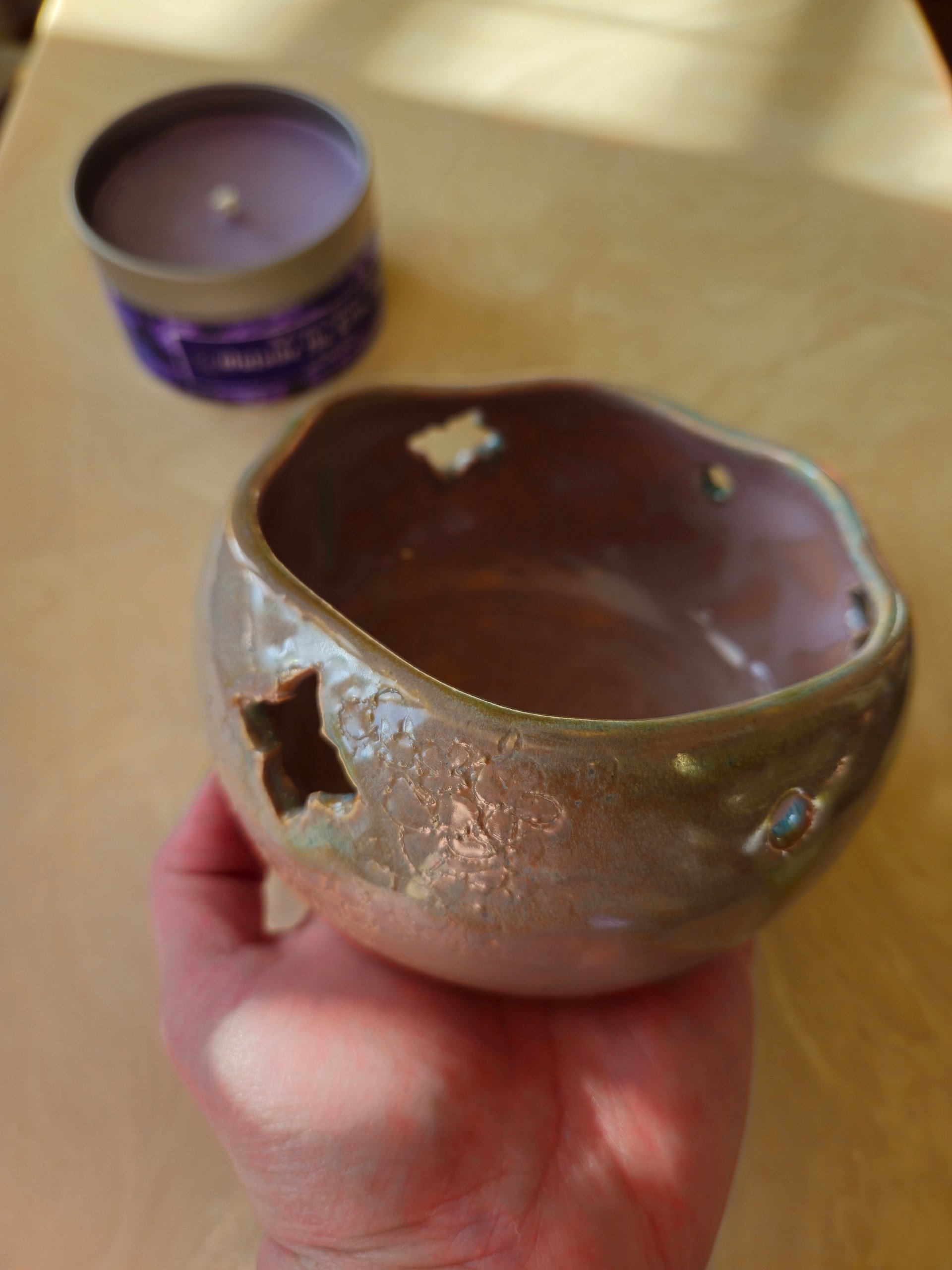 Outside the Lilac Inn Candle + Ceramic Candle Holder by AG Illustration product image (2)