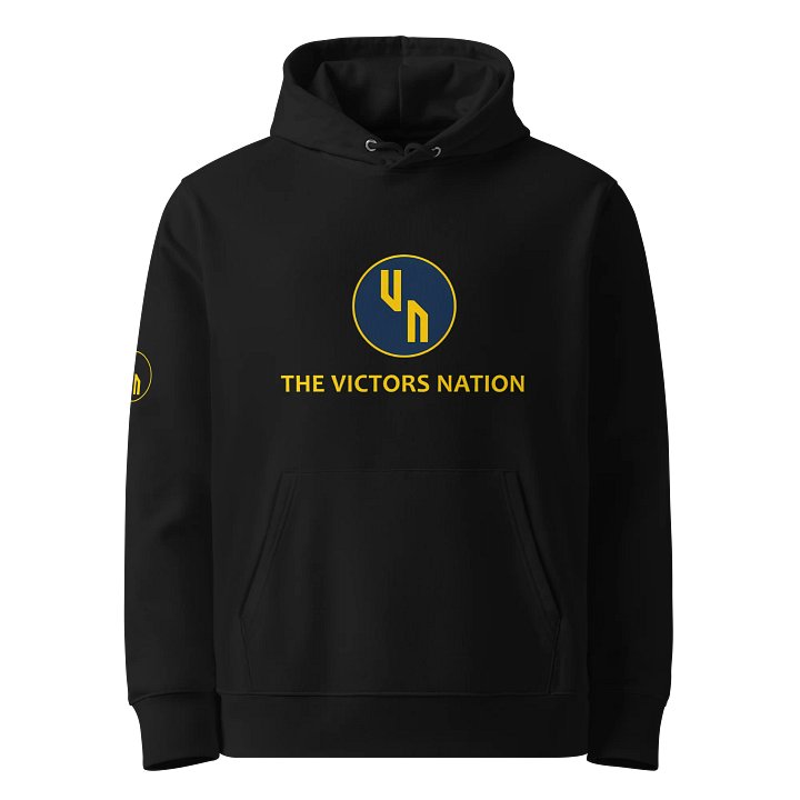 Black VN Organic Hoodie (Unisex) product image (1)