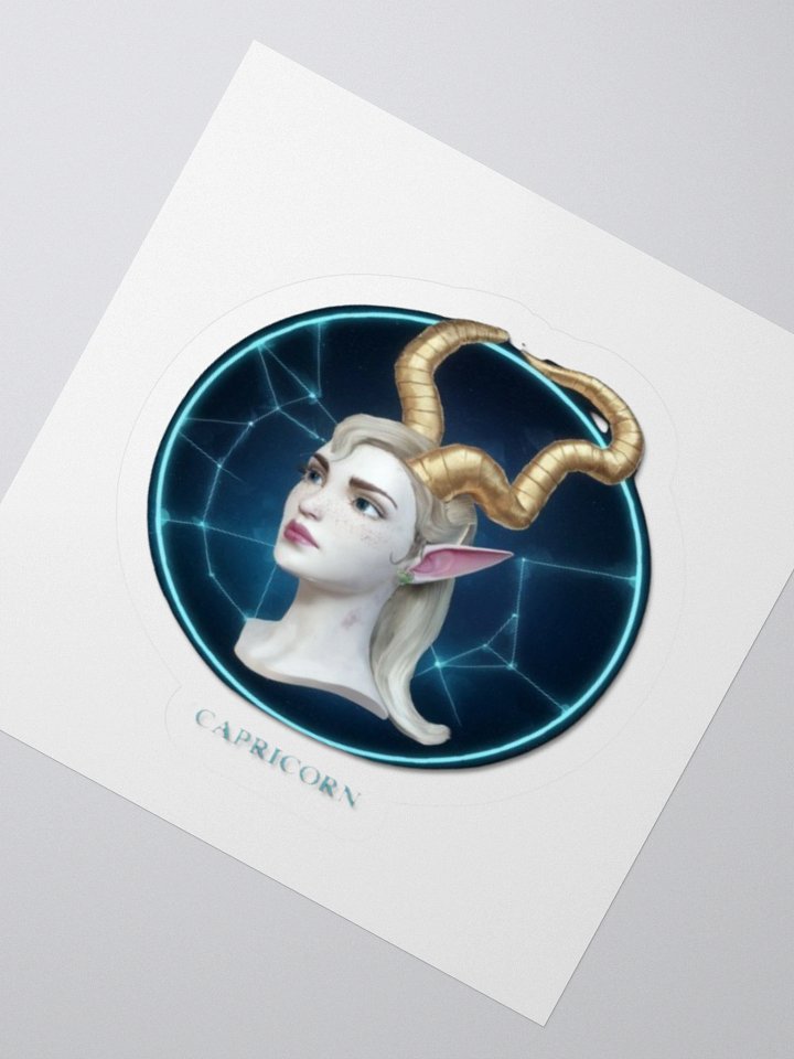 Capricorn Kiss-Cut Sticker product image (5)