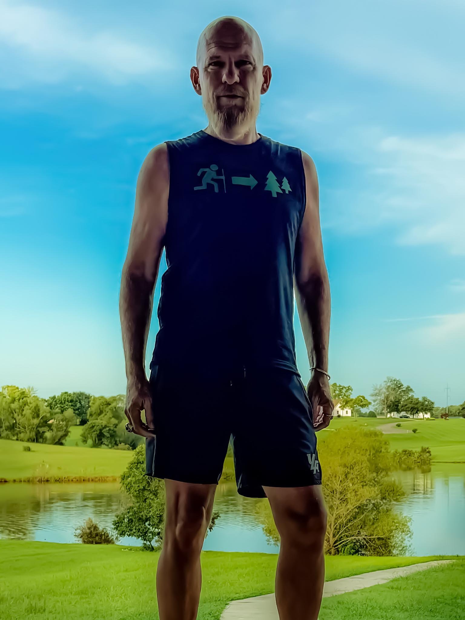 Stick-Walker 100% Cotton Sleeveless Tee / Feel the MO product image (5)