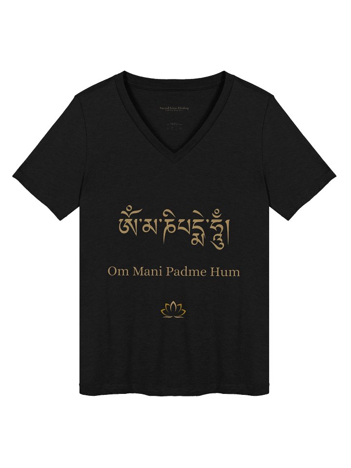 Om Mani Padme Hum Tee — Women's V-Neck product image (1)
