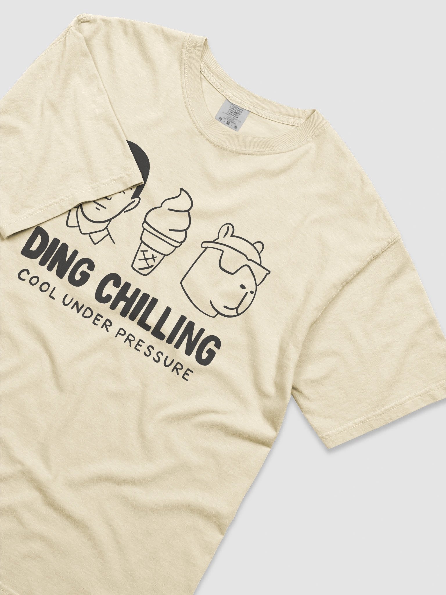 Ding Chilling – Cool Under Pressure | Funny Chess Meme Design | T-Shirt Light product image (5)