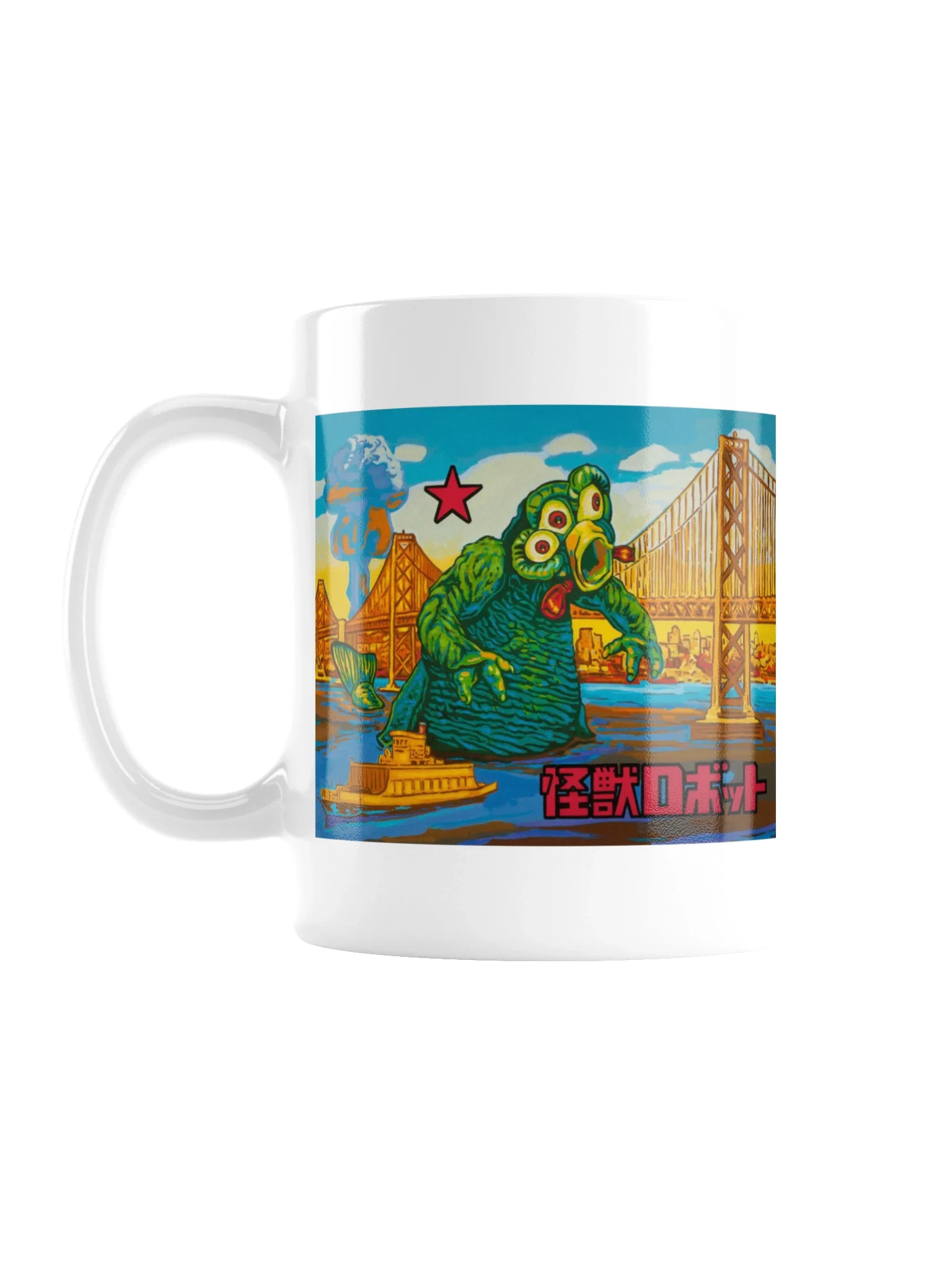 Odoroita Sakana - White Glossy Mug