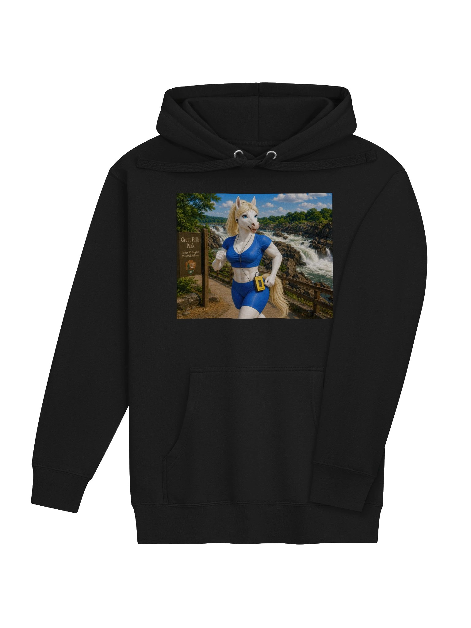 Mystery Mare Jogging Hoodie. product image (4)
