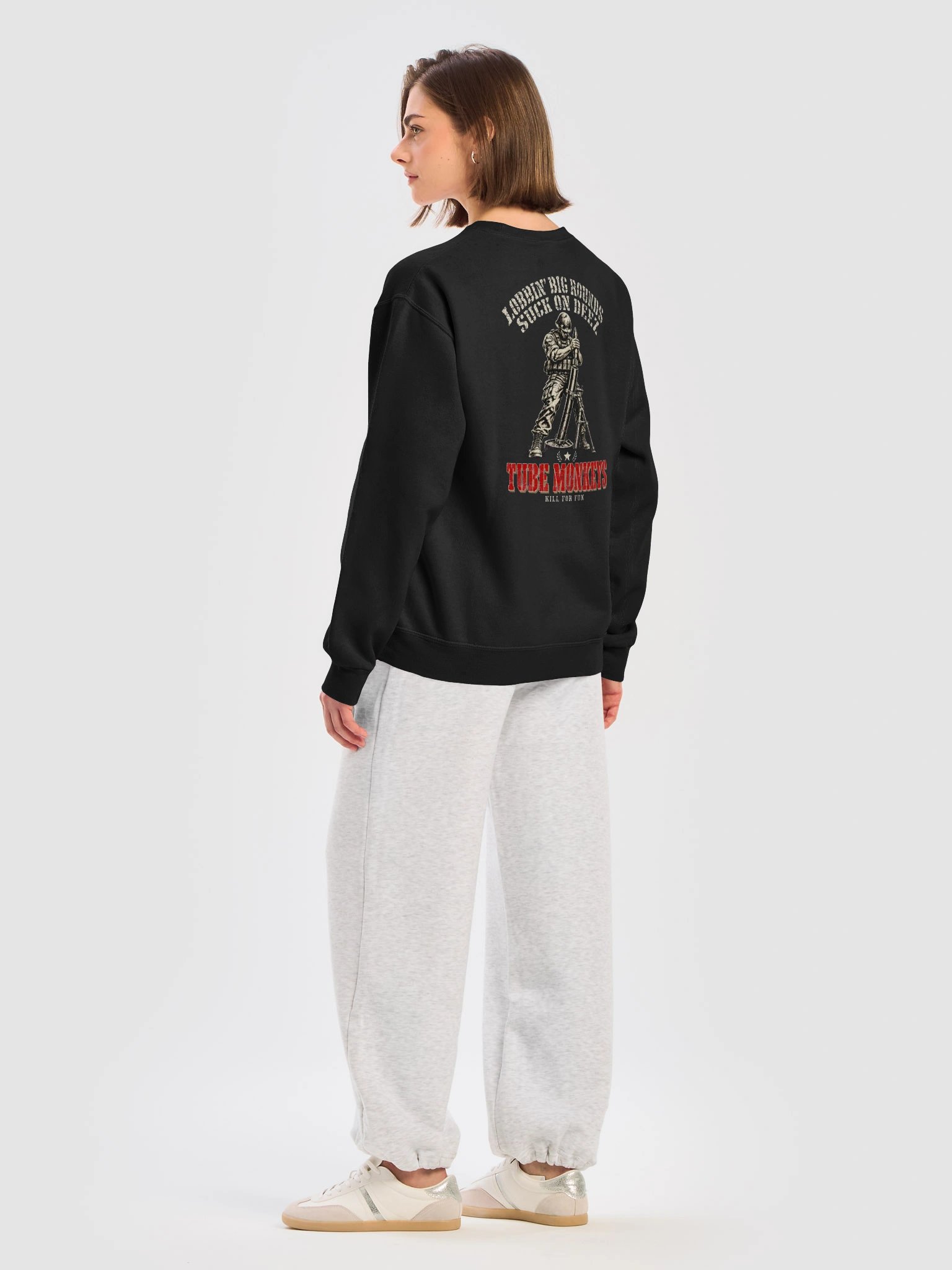 Tube Monkeys "Lobbin' Big Rounds" Mortarman Crewneck product image (7)