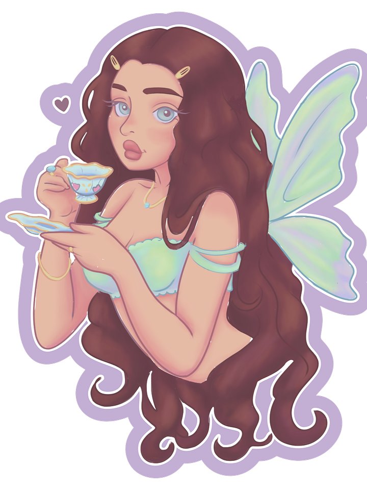 Tea Fairy Sticker product image (1)