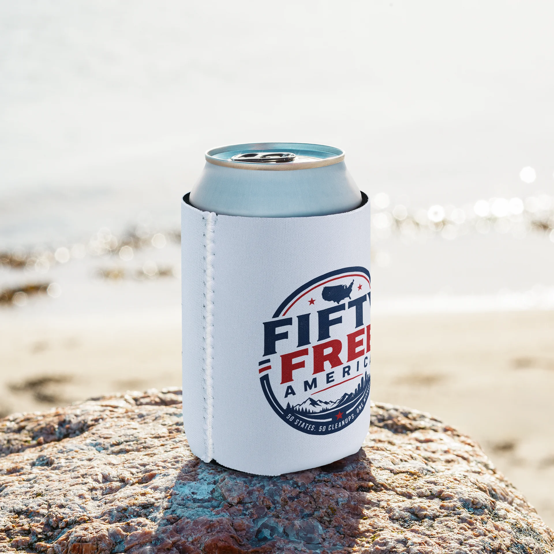 Fifty Free America™ x Lake Jackson Lawn Koozie product image (9)