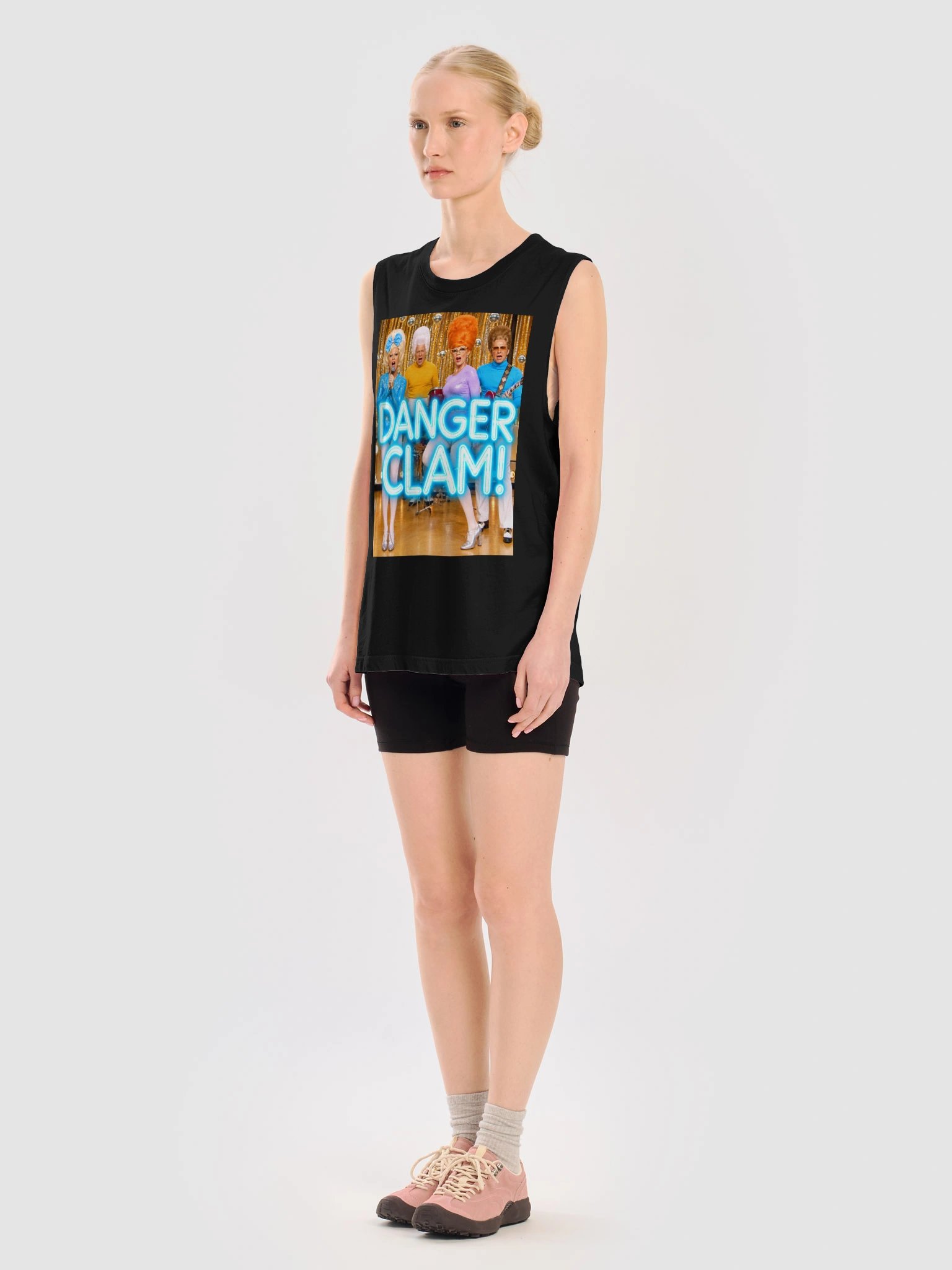 DANGER CLAM! | The Official Retro Flux TV Muscle Tank | Bella+Canvas product image (5)