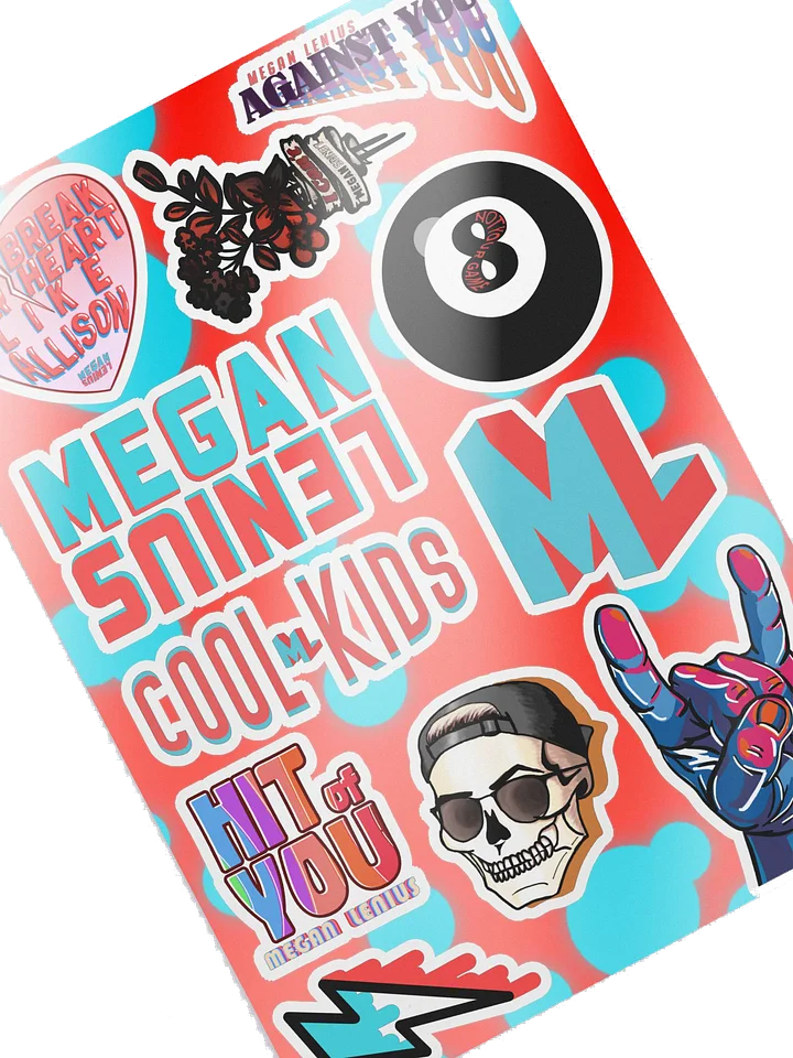 Megan Lenius Sticker sheet product image (1)