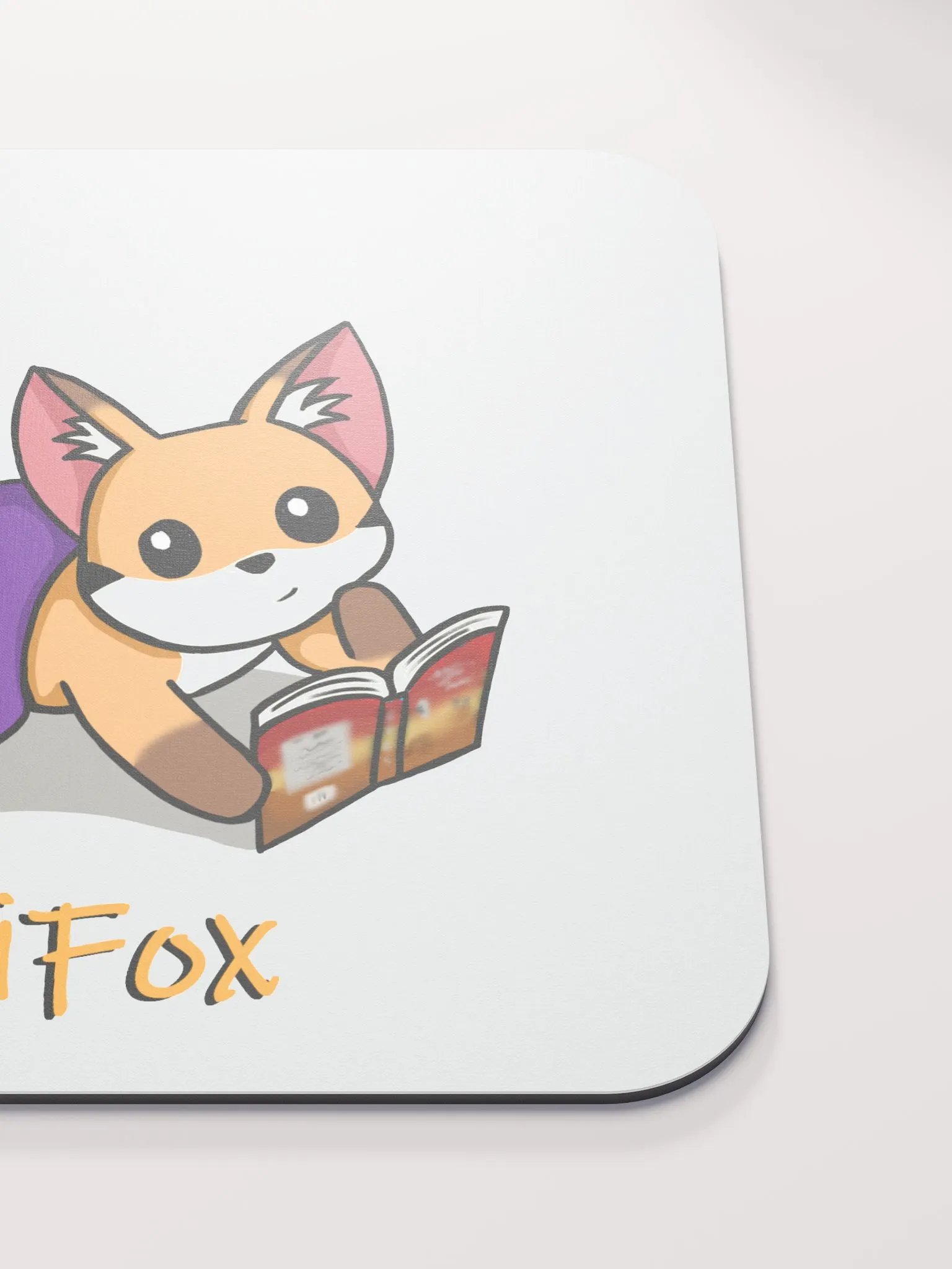 Fox Reading Mouse Pad product image (5)