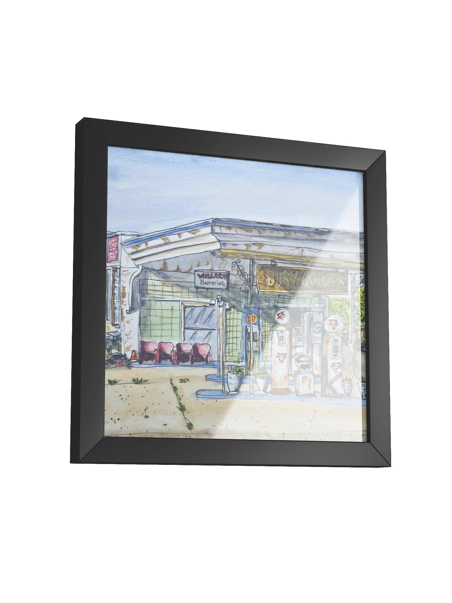 Busy Corner Framed Poster product image (5)