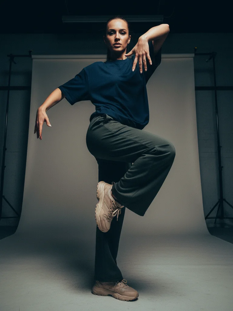 Teal Urban Comfort Wide-Leg Pants product image (1)