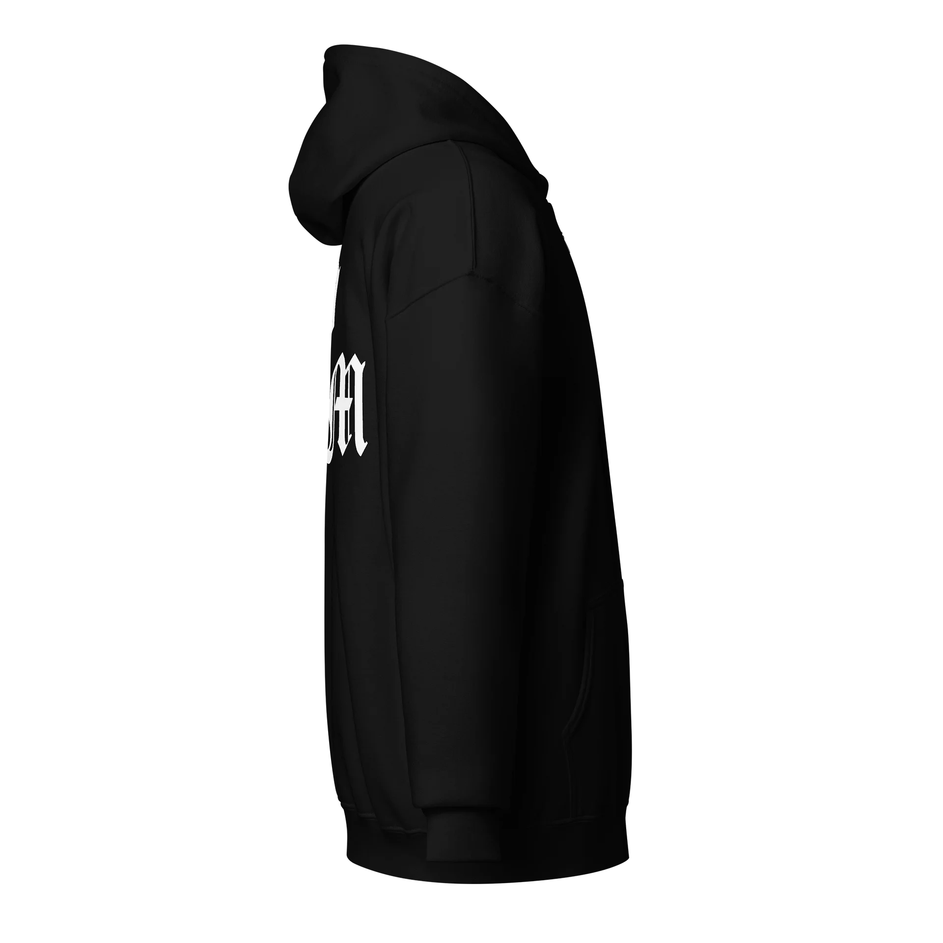 Generic Logo Zip Hoodie (White Logo) product image (3)