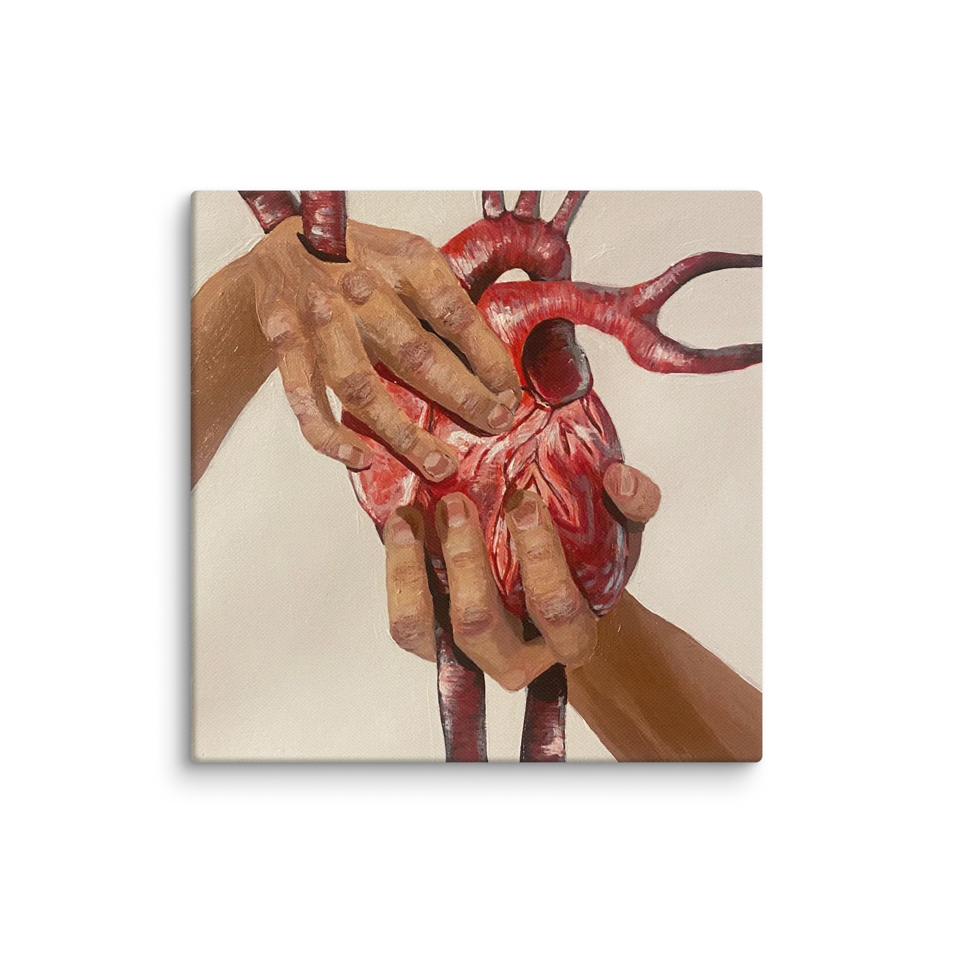 Bound to Christ (white) on Canvas product image (2)