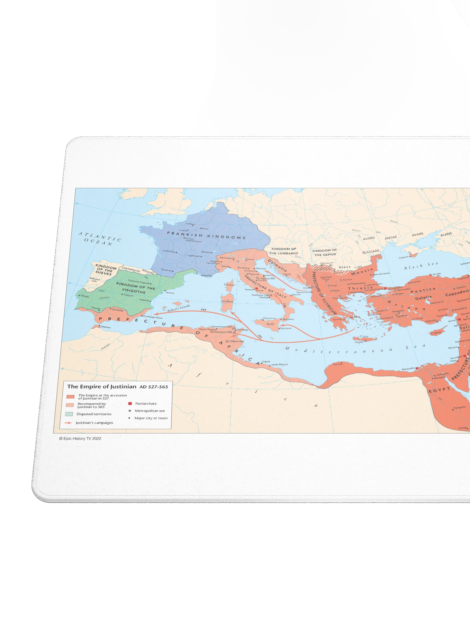 Empire of Justinian - Gaming Mouse Pad product image (6)