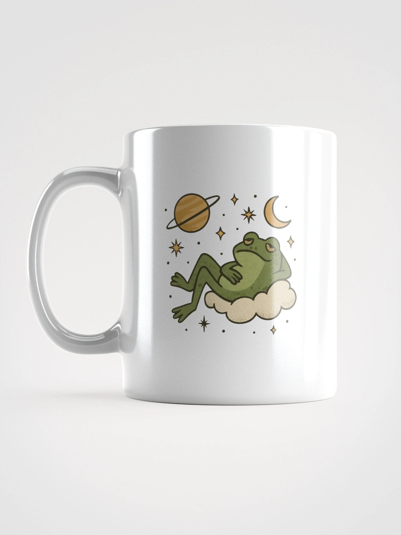 Cosmic Frog White Glossy Mug product image (16)