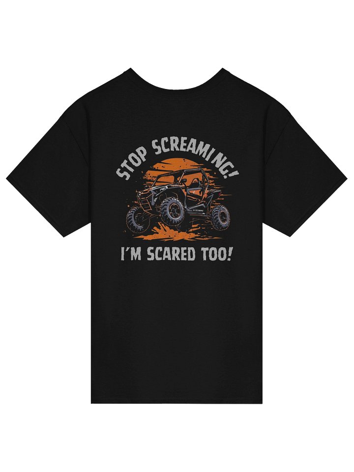 Stop Screaming Print on Gildan Heavyweight Tee product image (8)