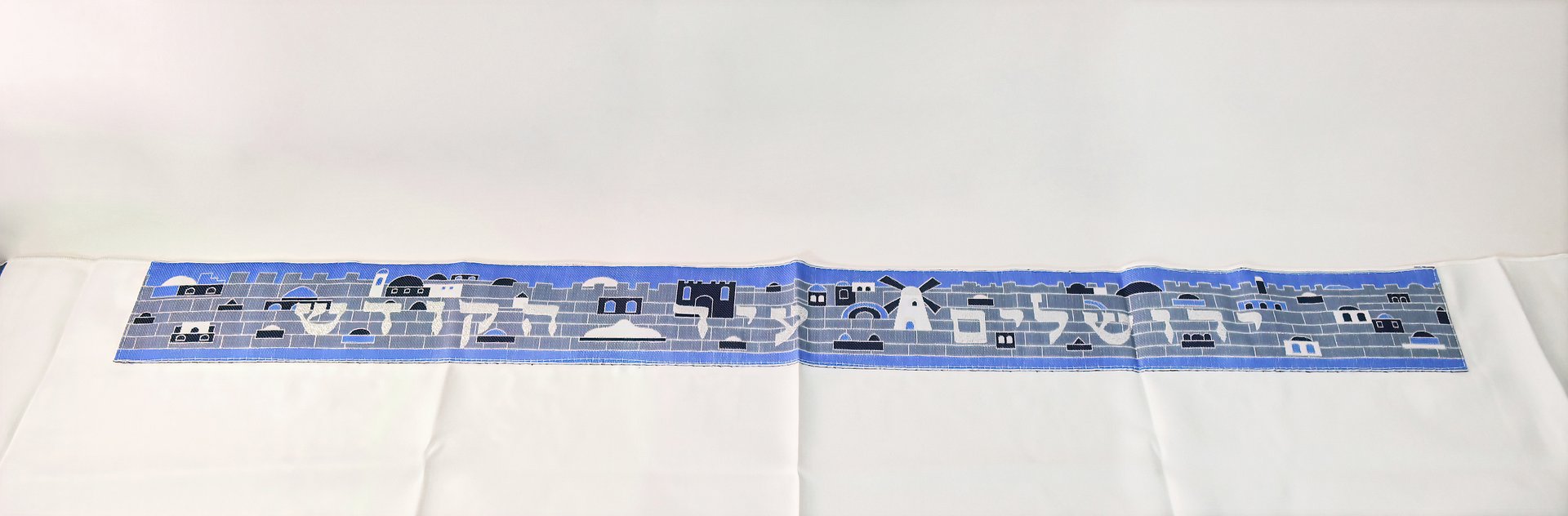Jerusalem -ROYAL BLUE Small Tallit (Prayer Shawl) product image (4)