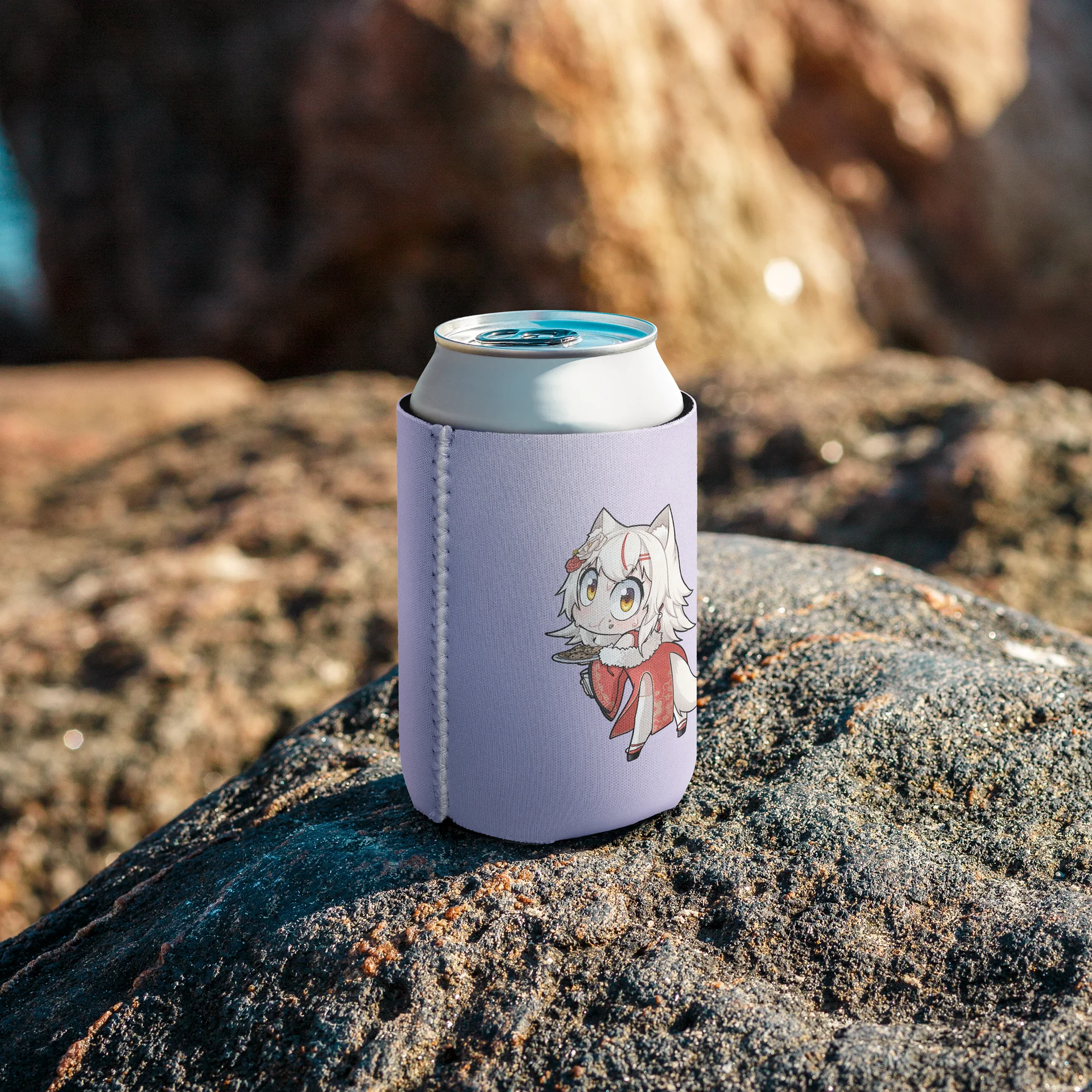 Caught! Coozie with Rose Logo product image (8)