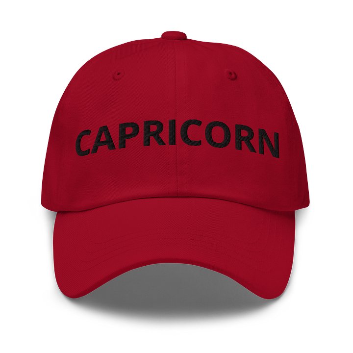 Capricorn Zodiac Cap – Strength & Mastery product image (1)