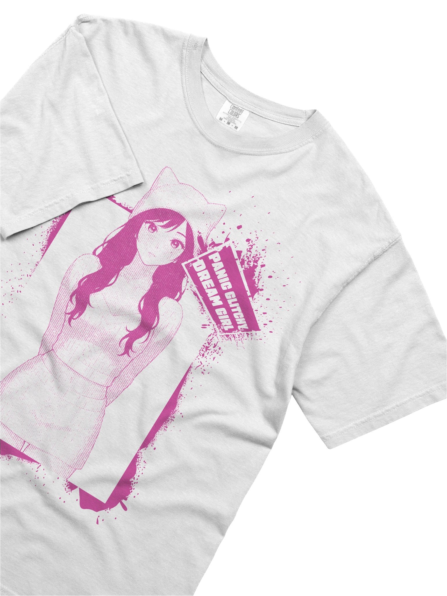 Panic Glitchy Dream Girl Pink Grunge product image (5)