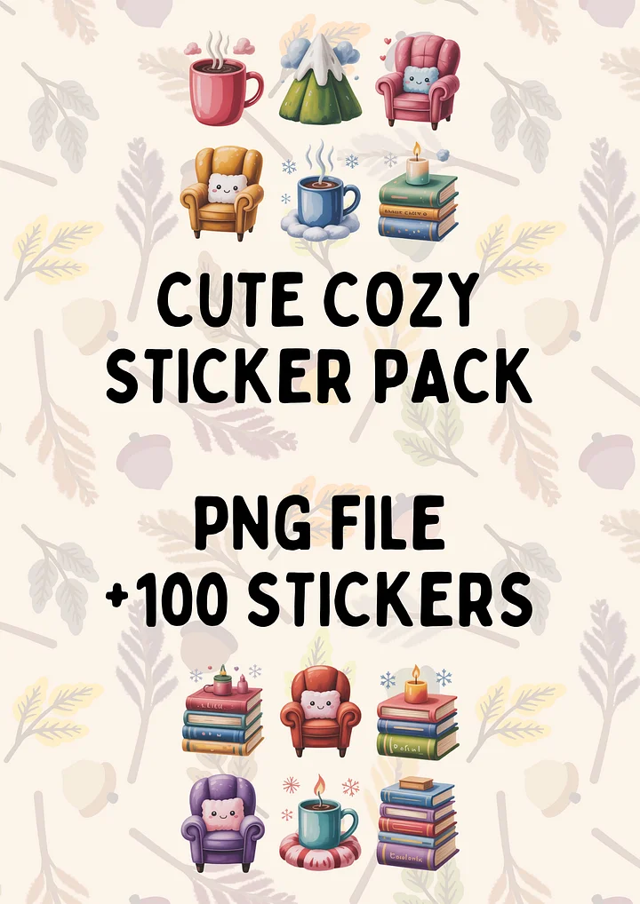 Cozy Sticker Pack (Cute Style) product image (1)