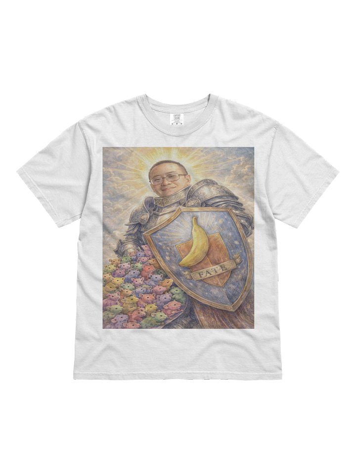 Comfort Colors Garment-Dyed Heavyweight T-Shirt: James White knight with banana_fate shield product image (6)