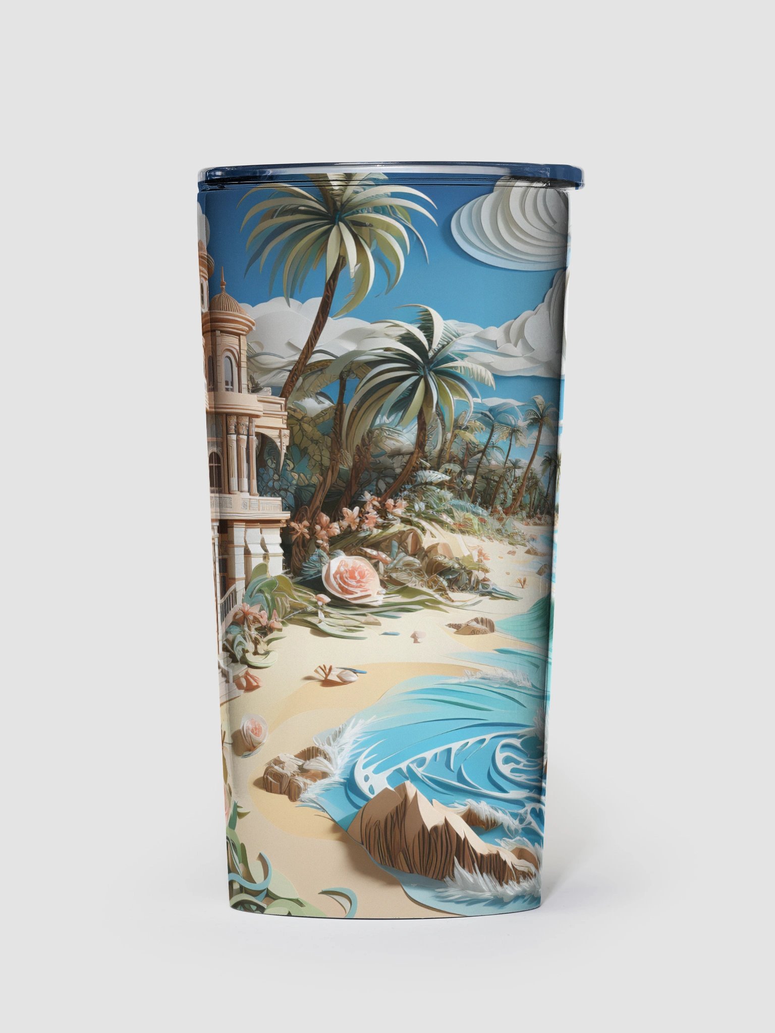 Coastal Whimsy Stainless Steel Tumbler product image (1)