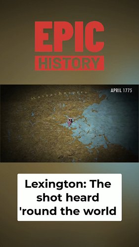 The first shots of the American Revolution — Lexington, April 19, 1775.
80 Patriot militiamen vs. 700 British regulars. One u...