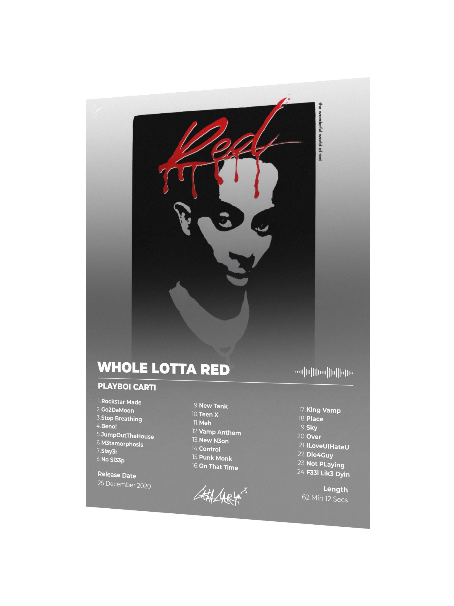 Whole Lotta Red Album Poster product image (2)