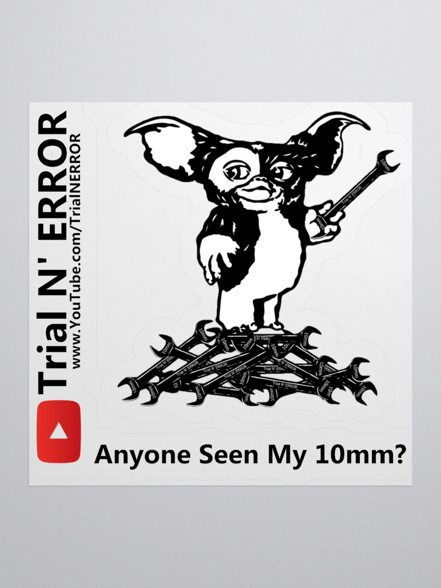 10mm Wrench Gremlin Decal product image (2)