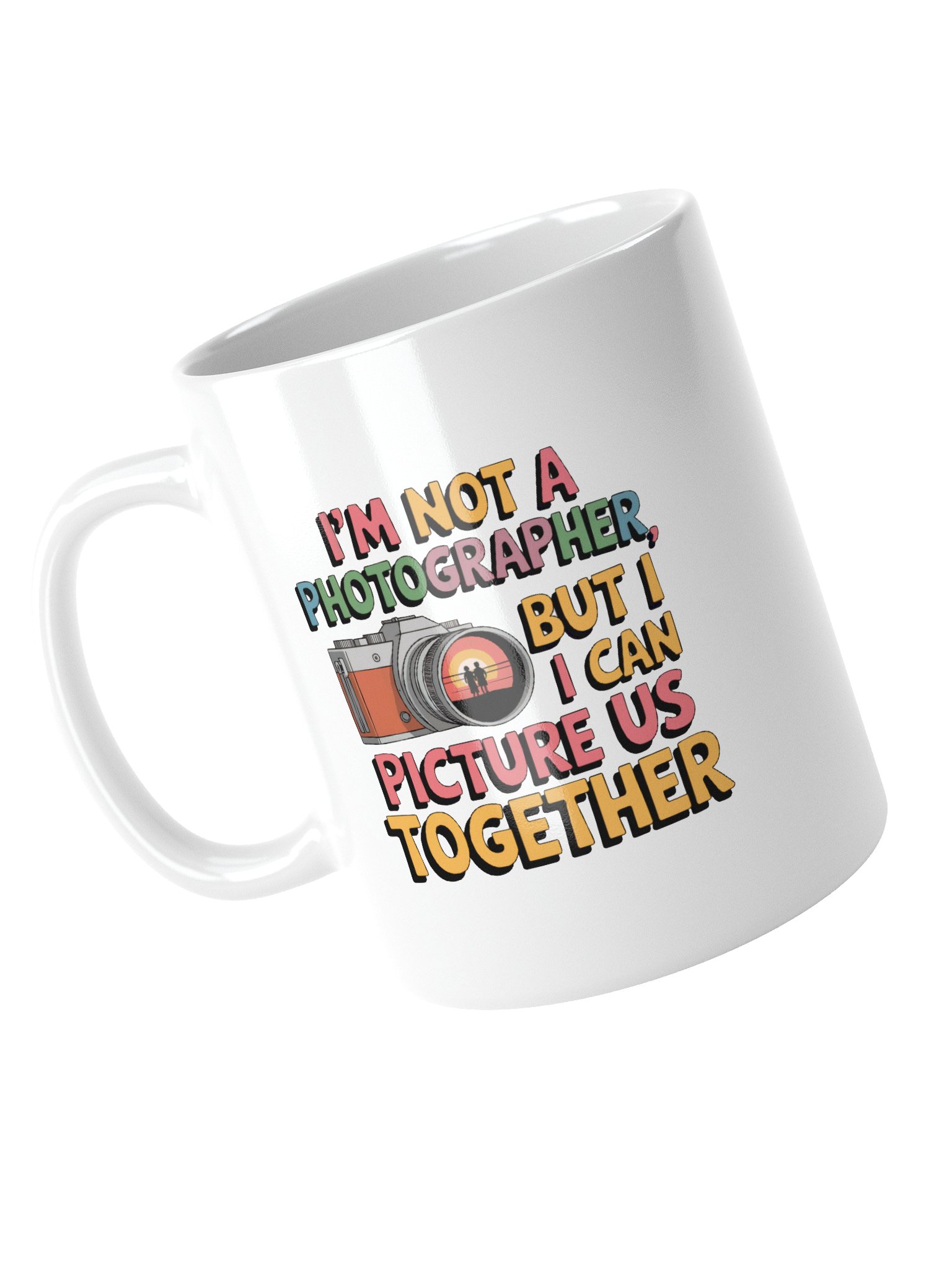 Photographer Valentine's Day Gift | I Can Picture Us Together Mug | Camera Love Pun Gift product image (4)