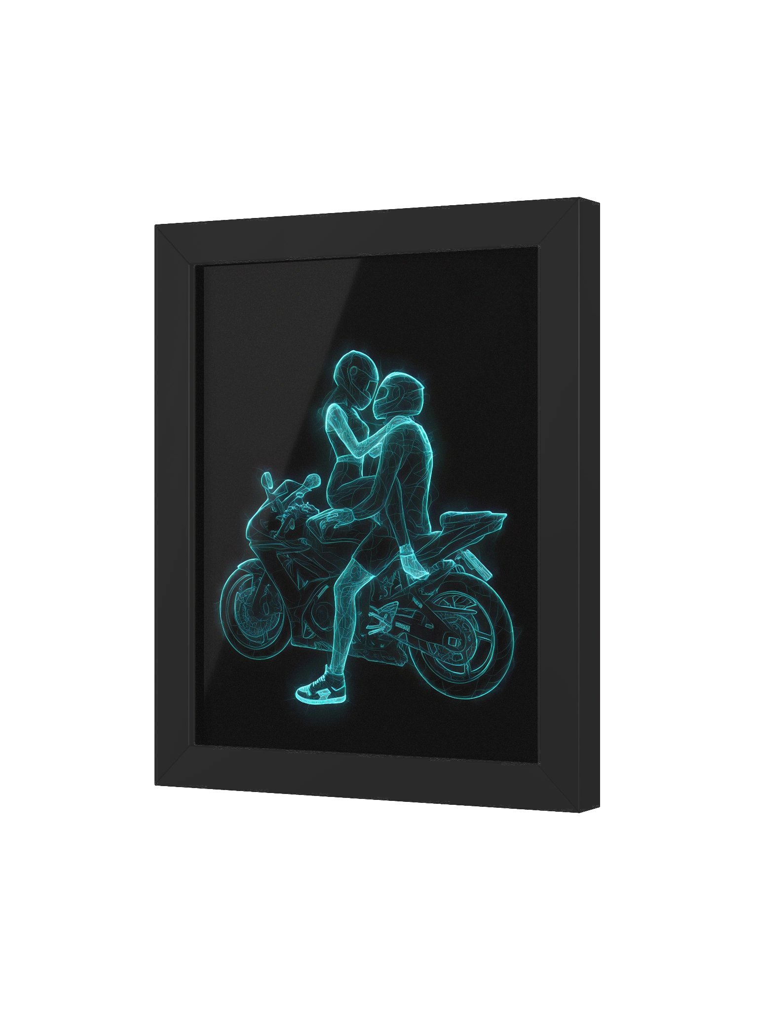 Neural Riders Framed Poster product image (12)