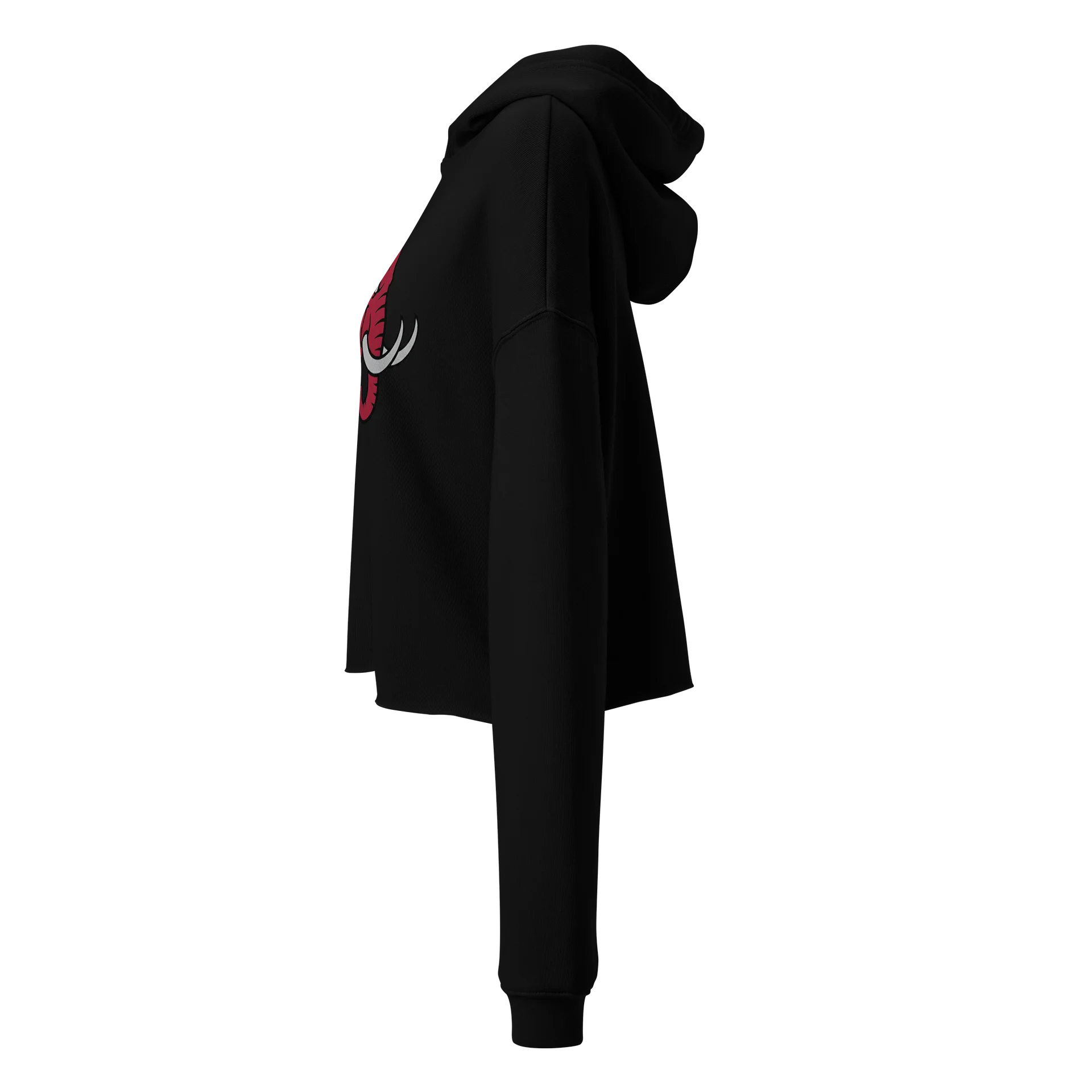 A Stylized Elephant Ink Crop Hoodie product image (2)