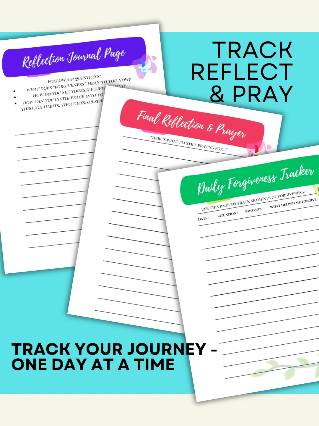 Free to Forgive - DIGITAL 40+ Coloring Pages to Heal, Release, and Renew product image (9)