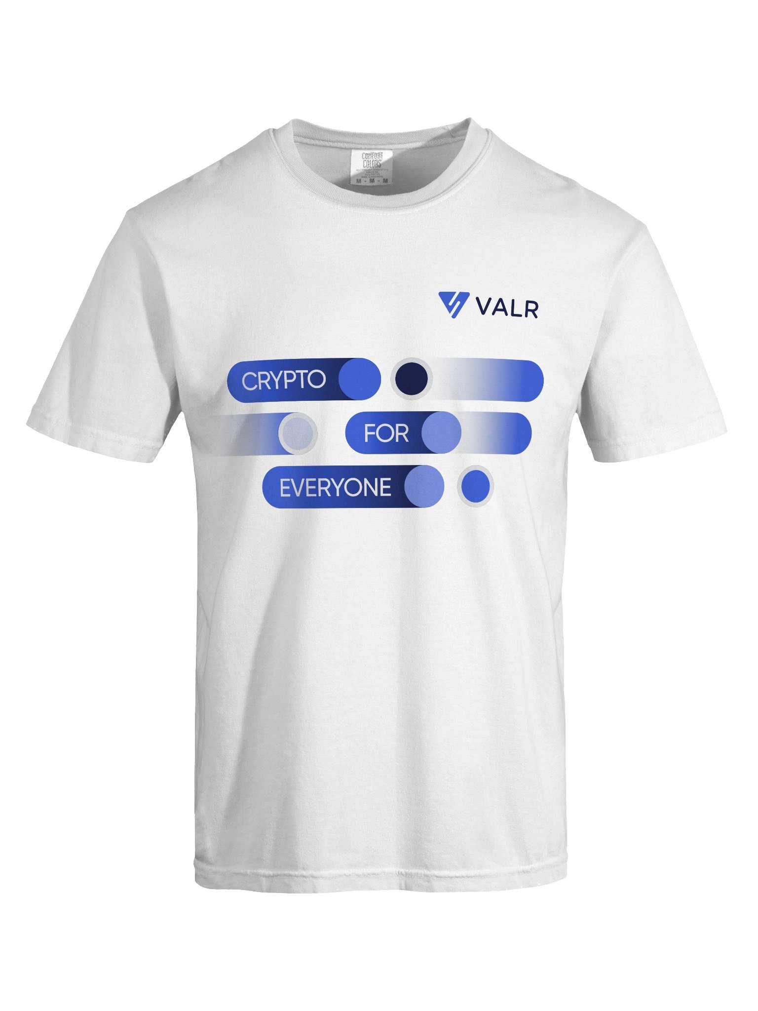 White VALR Unisex Tee product image (5)