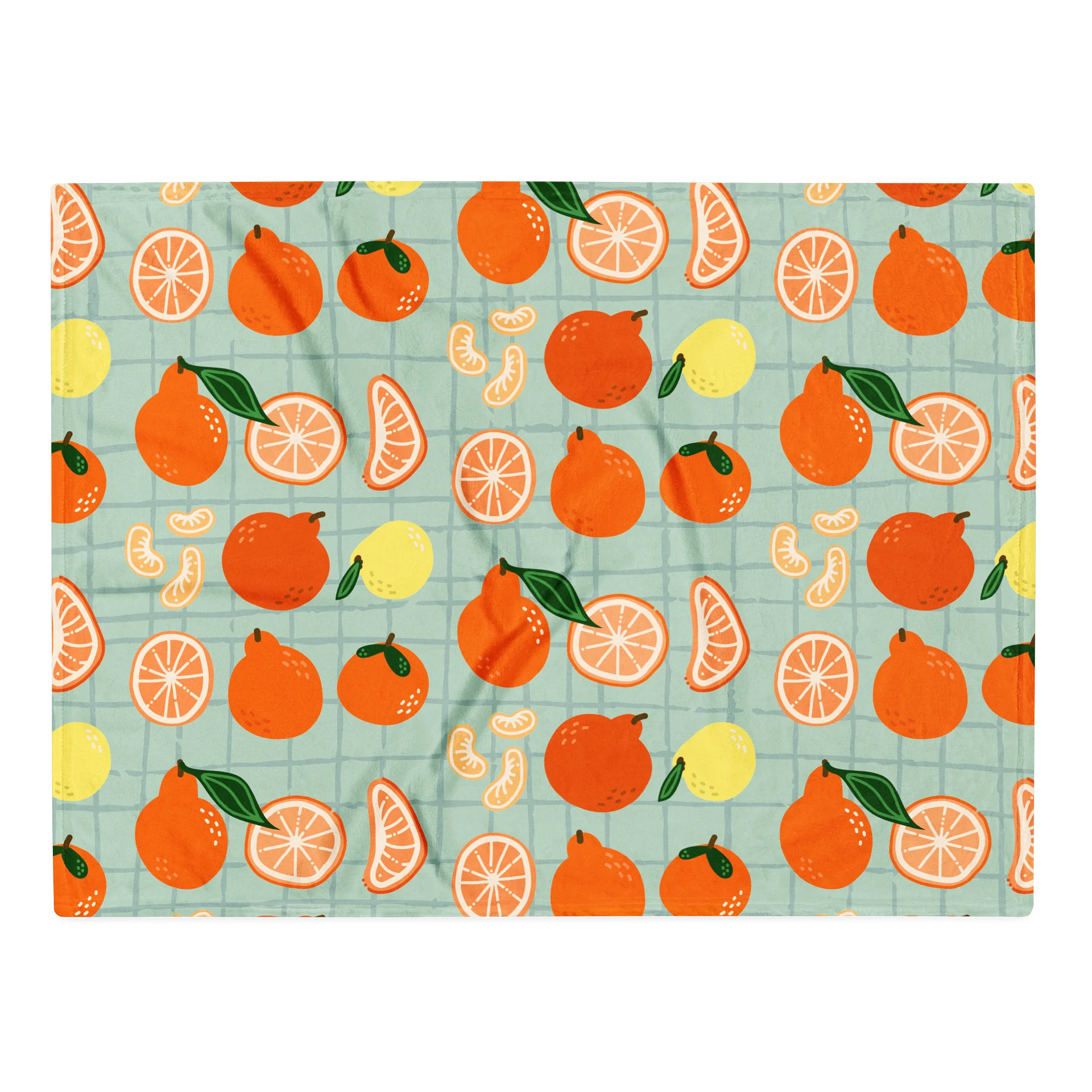 Oranges Soft Picnic Blanket product image (3)