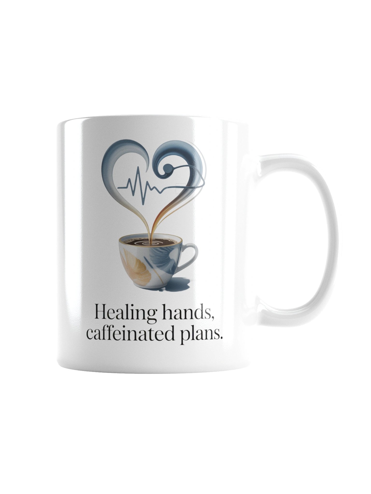 Healing Hands Caffeinated Plans Coffee Mug – Inspirational Doctor Gift product image (8)