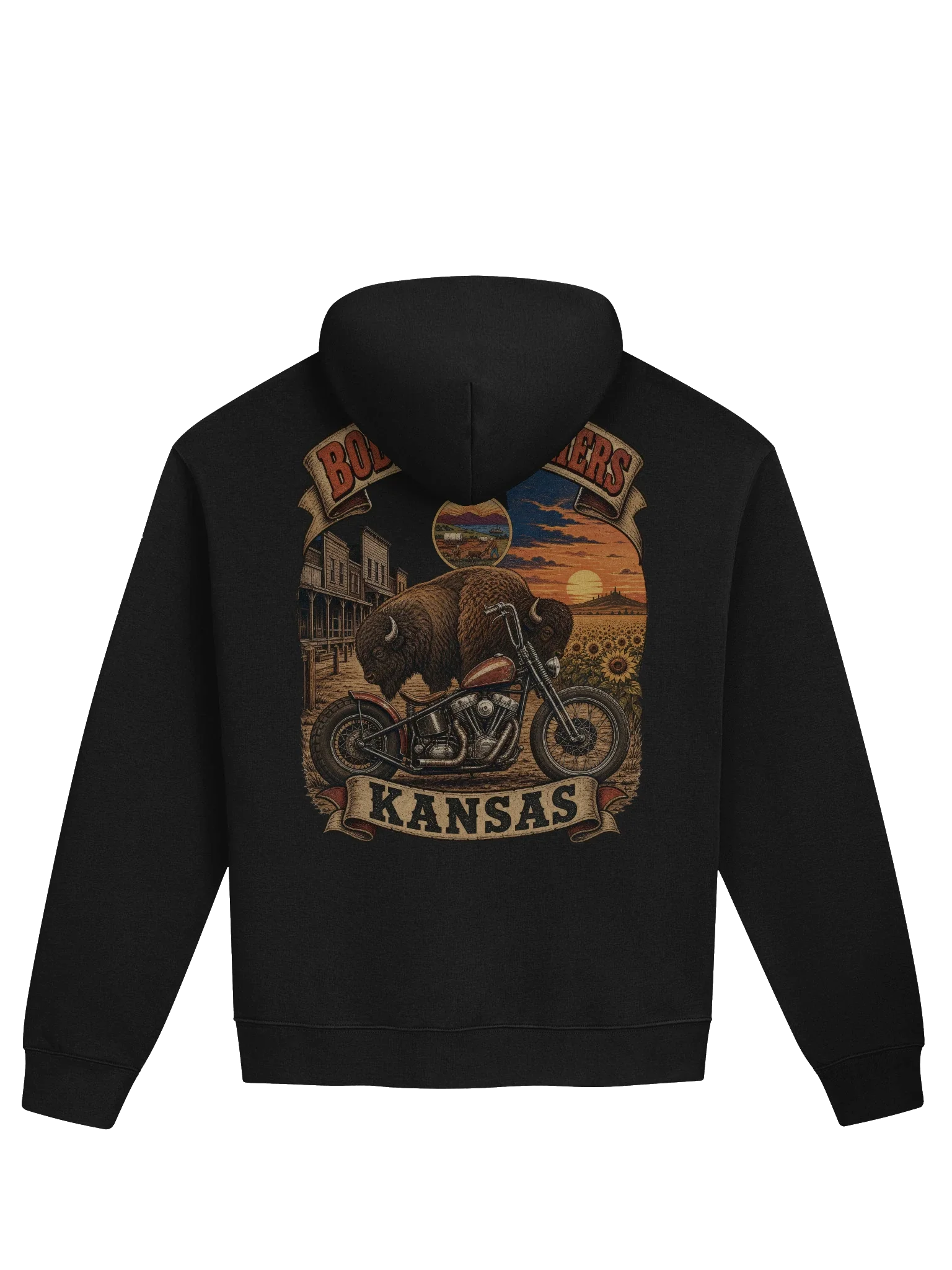 Bobber Brothers - Kansas Hoodie
