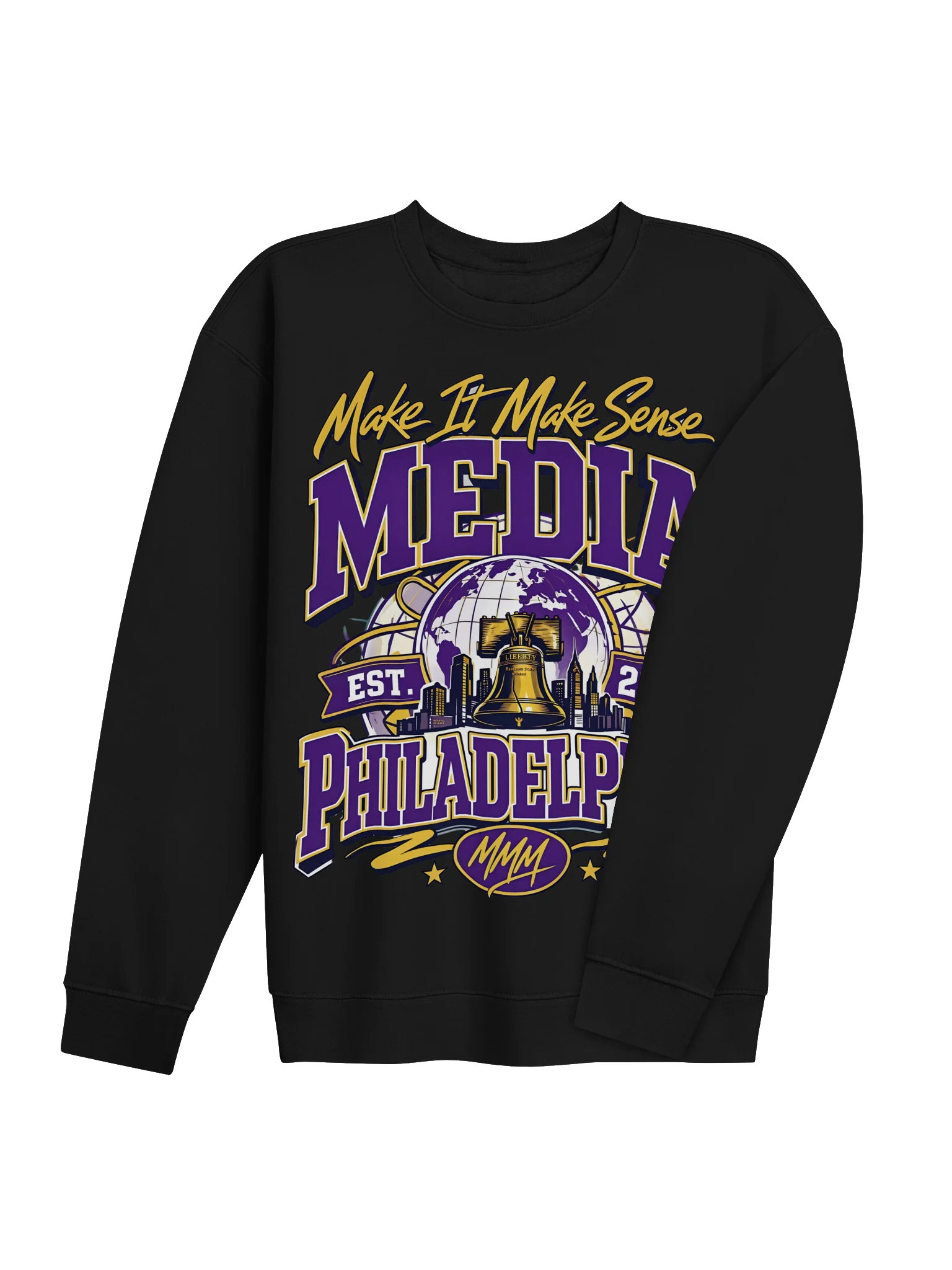 Make It Make Sense Media Philadelphia Crewneck product image (15)