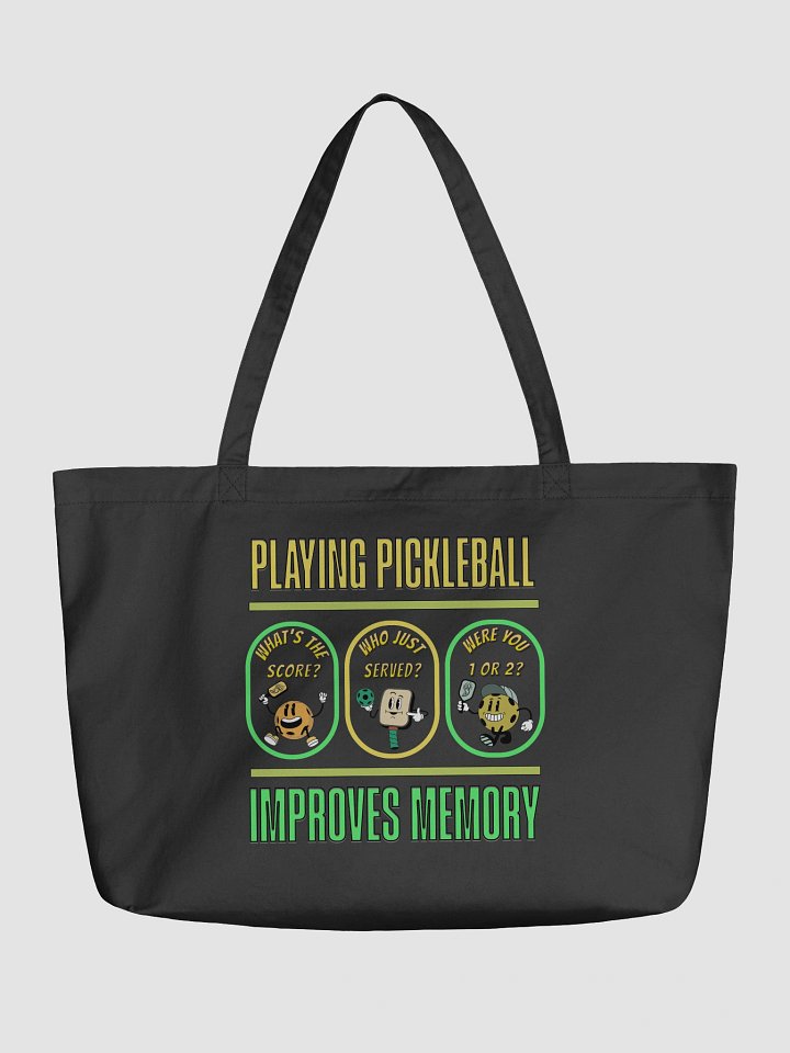 Playing Pickleball Improves Memory Tote product image (2)
