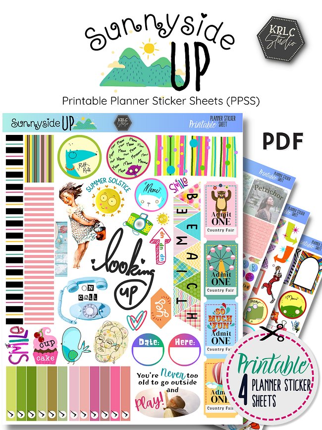 Printable Planner Sticker Sheets (PPSS)