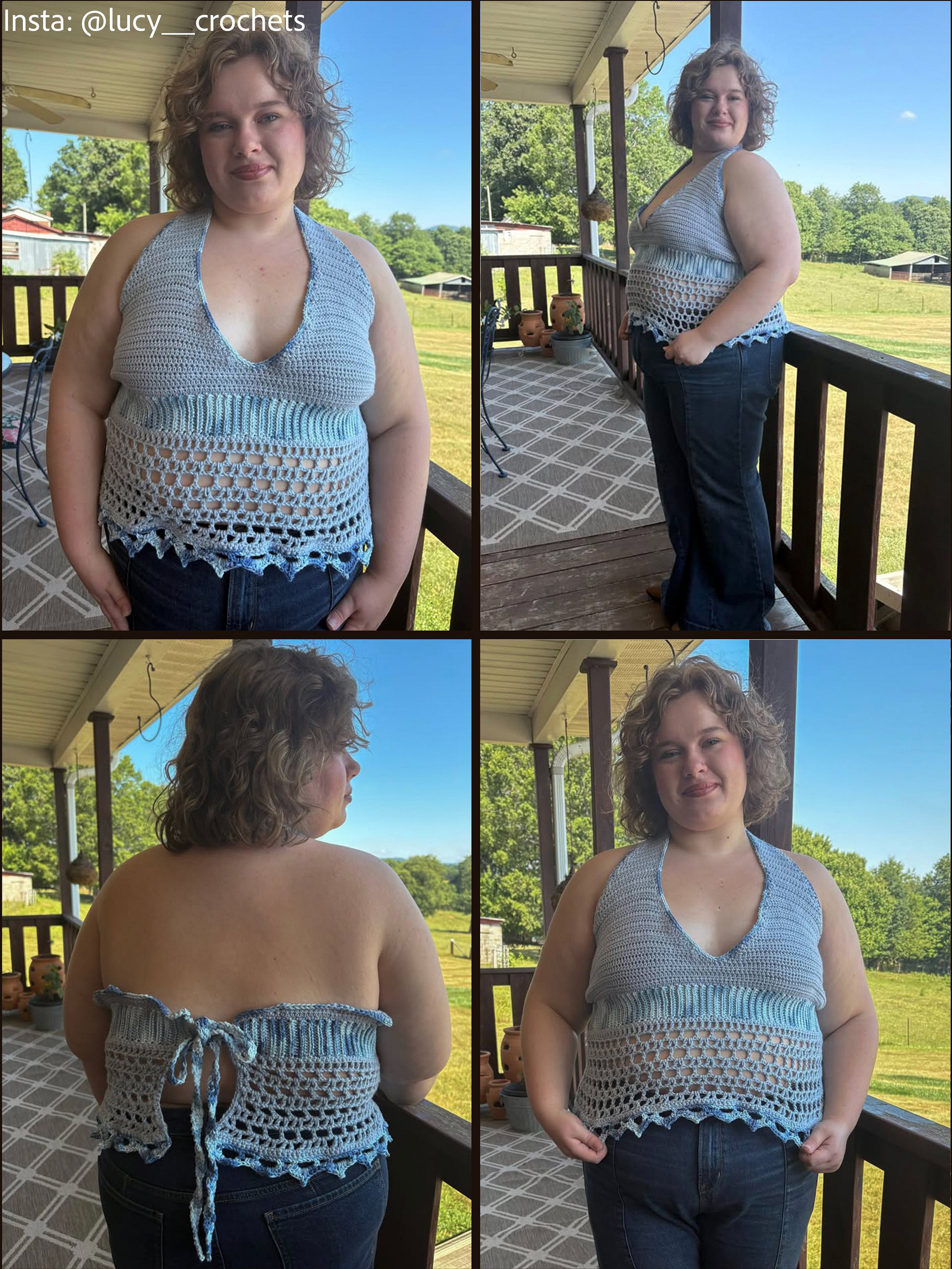Hazel Halter Top - Crochet Pattern product image (11)