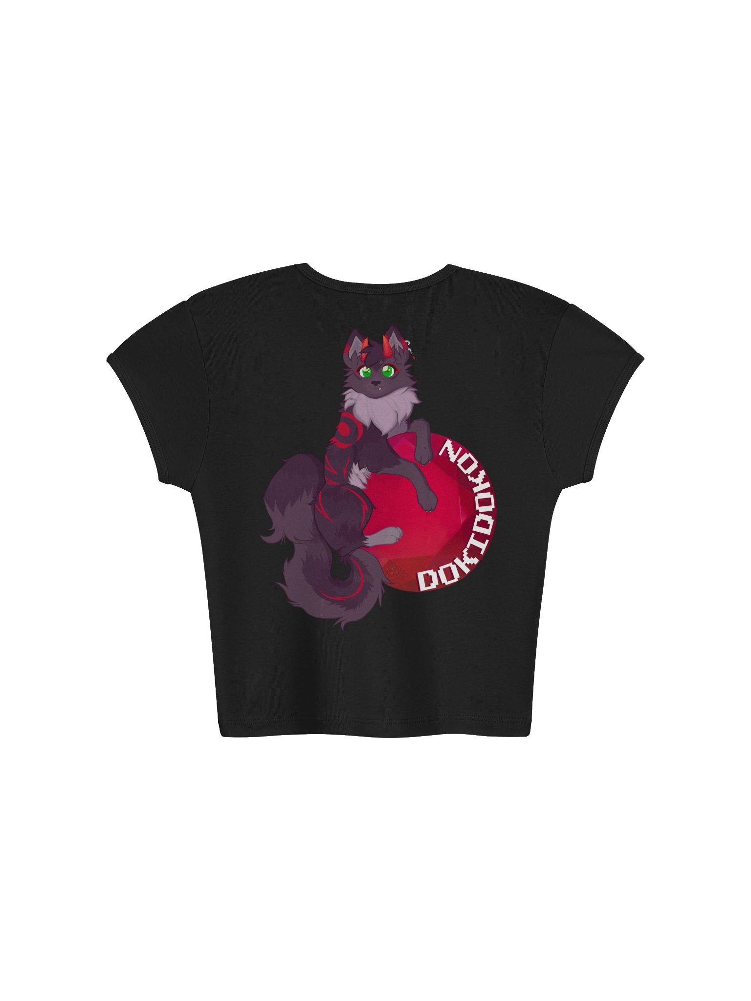 Team Ruby Mascot Crop Top product image (1)